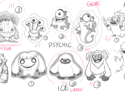 Monster concepts! character design