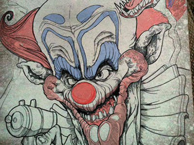 Killer Clowns Dribb fine art ltd gallery