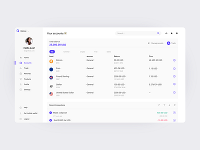 Web app - redesign