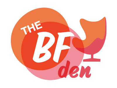 The BF den logo branding design identity illustration logo minimalist retro