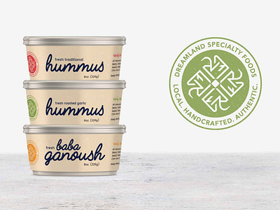 Dreamland Hummus Packaging