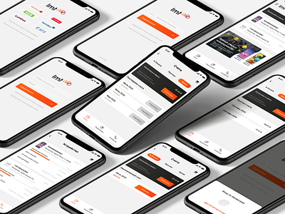 Mobile operator app app design graphic design inspiration ios iphone minimal mobile mobile app mockup modern app redesign ui ux