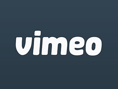 Abraham Vimeo internet logo redesign redone type typeface typography web