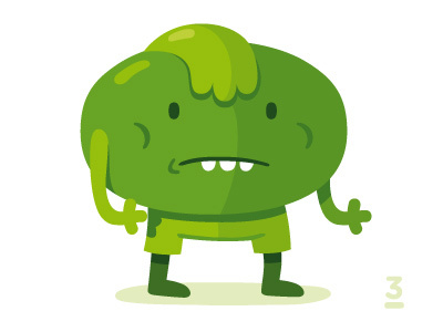 Greenboy #3 boy character eco fat green illustration sketch zeptonn