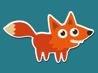Fox animal creature critter drawing forest fox hunter illustrate illustration red teeth zeptonn
