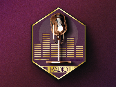 Radio color design graphic design icon illustration logo music radio vector