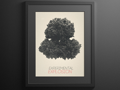 Experimenal Explosion c4d cgi cinema 4d designer experience design experimental poster surreal