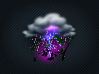 thunderstorm icon weather