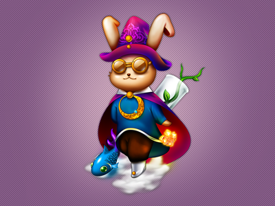 Magic Rabbit illustration magic rabbit