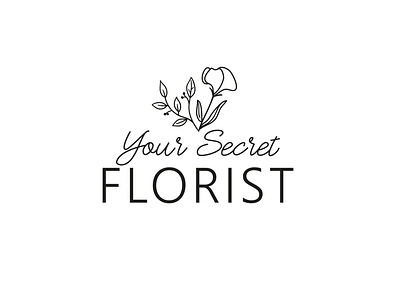 Florist Logo feminine floral florist illustratator illustration logo vector woman