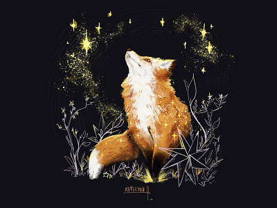 Fox book children dreamy fox illustration photoshop