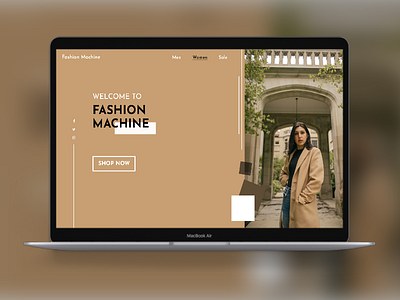 Website landing page clothing design dailyui dailyuichallenge fashion brand fashion website landing page mockups ui uiux ux