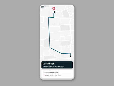 Location Tracker dailyui location app location tracker locations tracker ui uiux ux