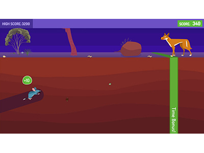 Can You Dig It? children education game game design kids pbskids ui
