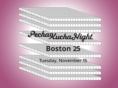 PechaKucha Boston Poster poster typography