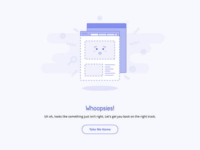 Daily UI Challenge 008 008 404 dailyui error landing lost page ui