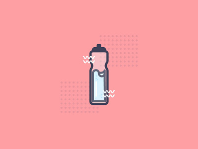 Bottle icon icon illustration