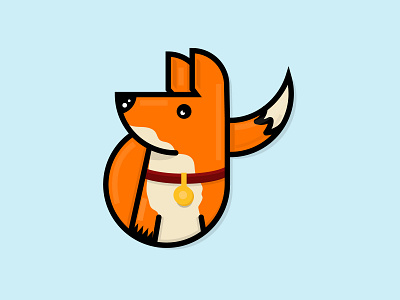 foxy illustration vector