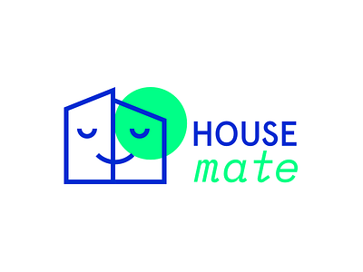 House Mate Logo branding housing logo rooms