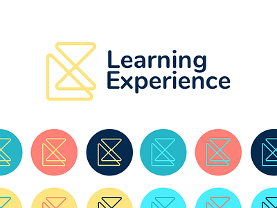 Learning Experience Logo branding community logo meet up