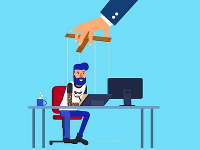 Office Character character illustration flat