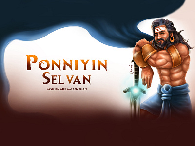 Ponniyin selvan ( chola king ) character design character illustration digital illustration illustration