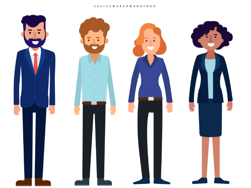 Character design by Sasikumar Ramanathan on Dribbble