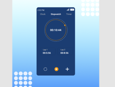 UI Design Challenge - Stopwatch app