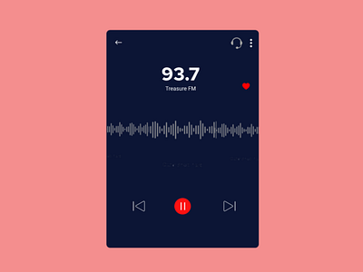 UI Design Challenge - Radio App