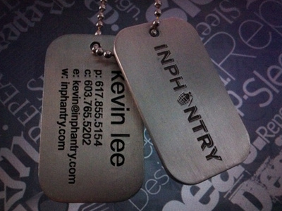 INPHANTRY Dog Tags