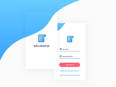 Whathelist concept app branding icon illustration product design sketch ui ux visual design