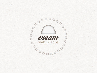 Cream dribbble