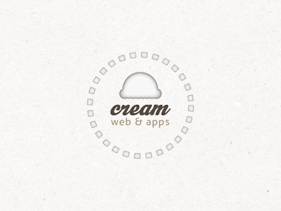 cream icon logo