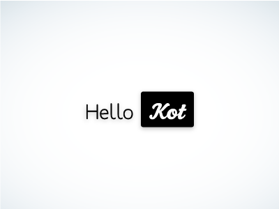 Hello Kot logo design logo