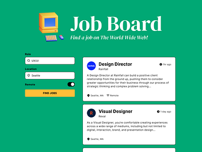 Daily UI #50 - Job Listing