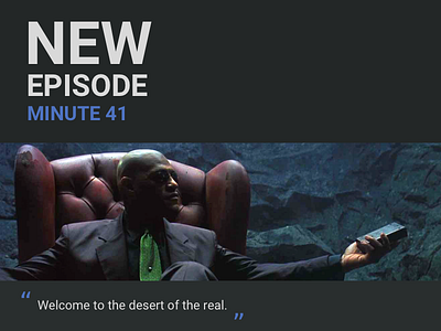 The Matrix Minute - New Episode design