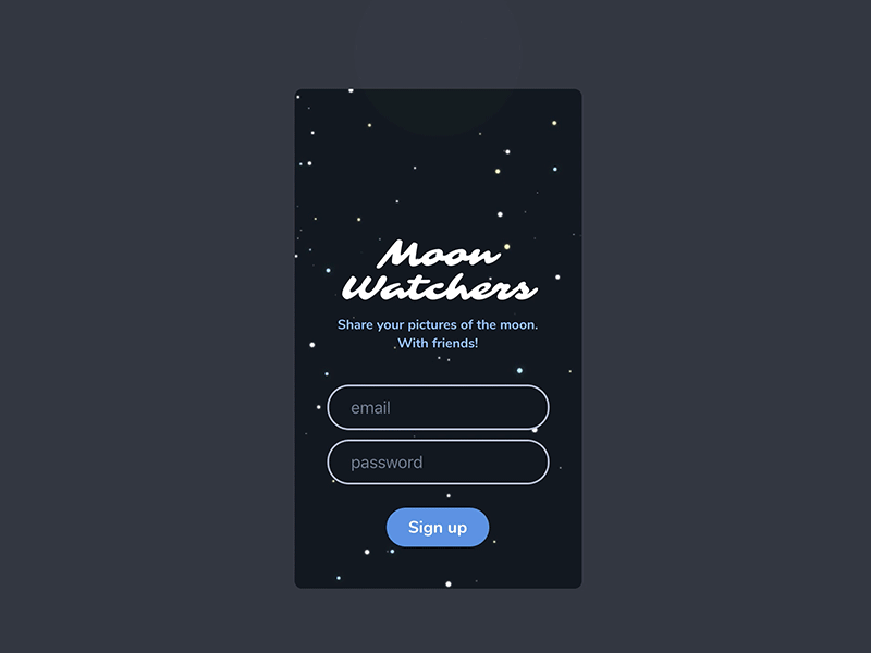 Daily UI #01 - Sign Up css css animation dailyui illustration ui