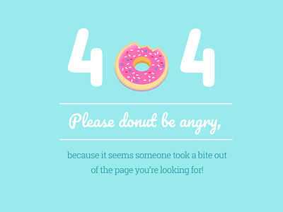 Daily UI #08 - 404 Page