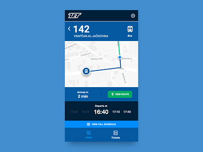 Daily UI #20 - Location Tracker app dailyui gps mockup public transit public transportation app transit transporation zet