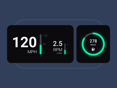 Daily UI #34 - Car Interface car interface daily ui sketch