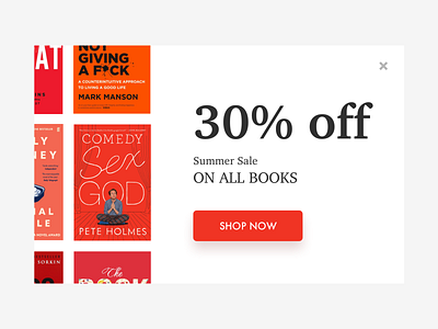 Daily UI #36 - Special Offer books dailyui feedbackplease mockup special offer