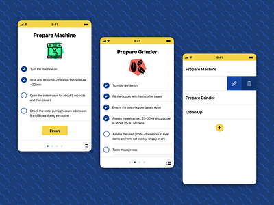 Barista Todo App barista challenge coffee ios app mockup sketch todo app