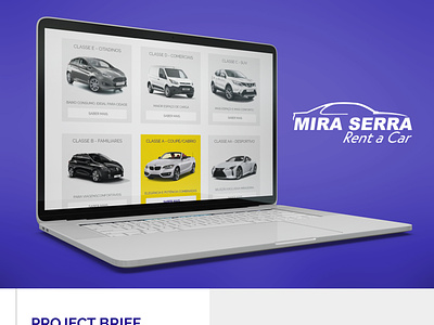 Miraserra Rent a Car adobe photoshop adobe xd design rent a car rental rentals typography uiux design website