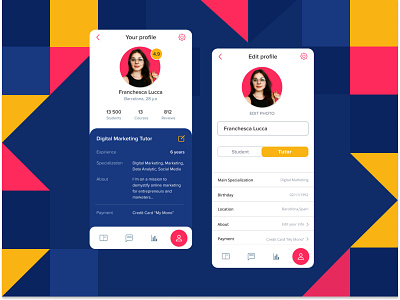 User Profile, Daily UI 006