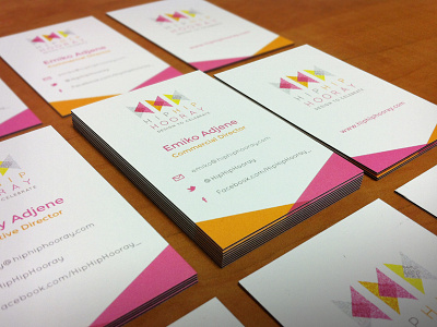 Hip Hip Hooray Business Card Designs