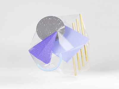 Personal Project - Plastic Wrap / Abstract 3D Shapes