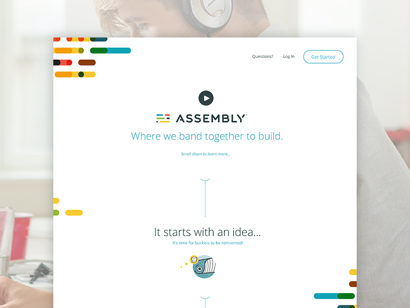 Assembling a Tagline focus lab brand strategy discovery tagline wordsmith copywriting content strategy ui web collaborative flag revolutionary