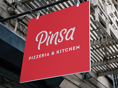 Pinsa, pinsa branding descriptor fast casual focus lab italian naming pizza pizzeria red restaurant verbal identity wordsmith