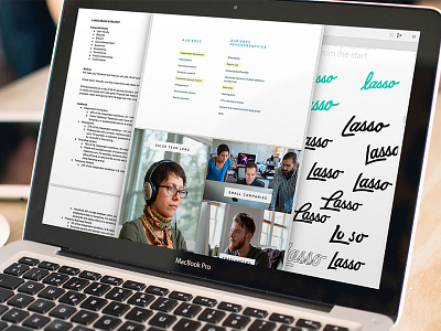 Hey Lasso brand brand strategy focus lab lasso proposal tool script strategy visual identity