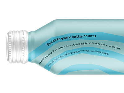 Canned water is tomorrow's water bottled water branding copywriting focus lab marketing mañana packaging slogan subcopy water